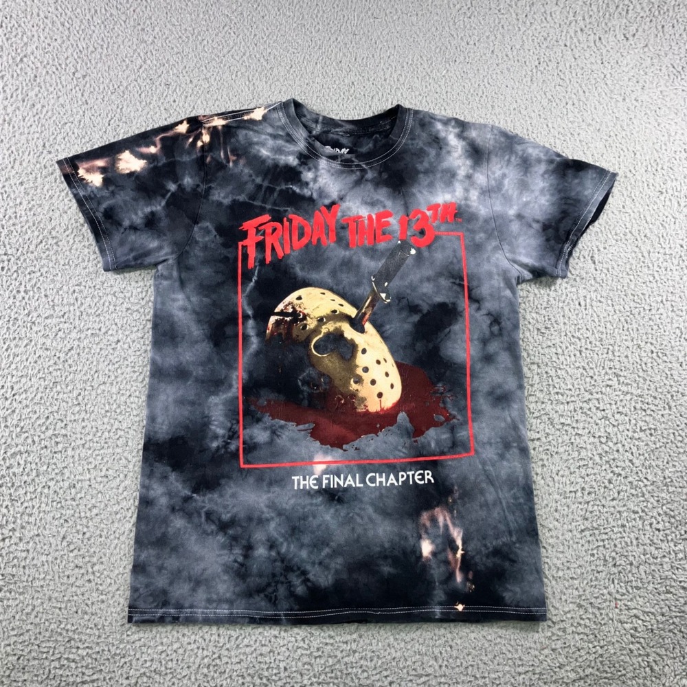Friday The 13th T-Shirt Men S Tie Dye‎ The Final Chapter Jason Voorhees Graphic